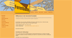 Desktop Screenshot of ferenbalm.ch